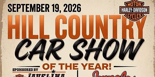 Hill Country Car Show of the Year 