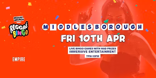 Reggae Bingo - Middlesborough - Fri 10th April