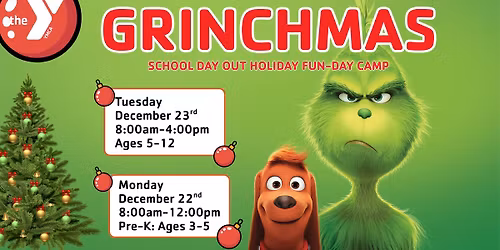 Grinchmas School Day Out Camp at the Gymnastics & Cheer Center