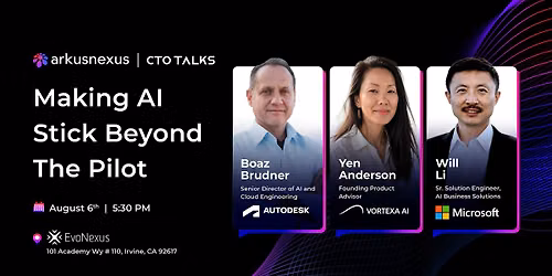OC CTO Talks x EvoNexus Irvine: Making AI Stick Beyond The Pilot