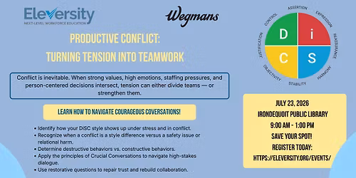 PRODUCTIVE CONFLICT:  TURNING TENSION INTO TEAMWORK