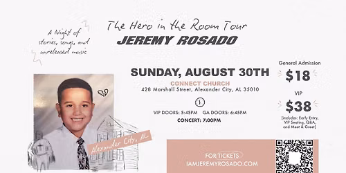 JEREMY ROSADO'S HERO IN THE ROOM TOUR ALABAMA