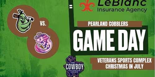Christmas in July\/Marucci Elite Texas Night: Cobblers vs X's