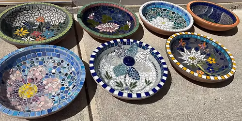 Creative Mosaic Birdbath Workshop Series (Norton Summit)