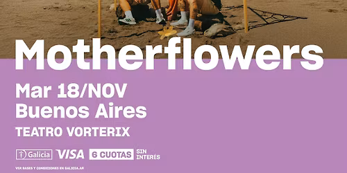 MOTHERFLOWERS en Buenos Aires | 18 de noviembre