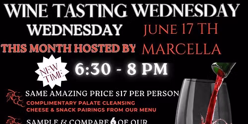 JUNE WINE TASTING EVENT at BARLEY & VINE