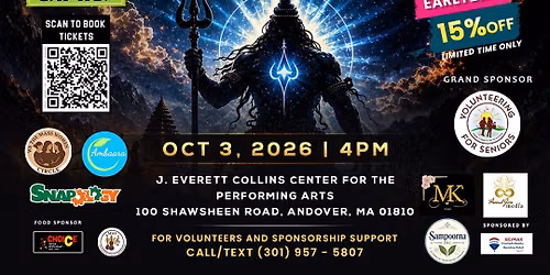 Neelkanth - The Rise of Shiva at Collins Center for the Performing Arts - MA