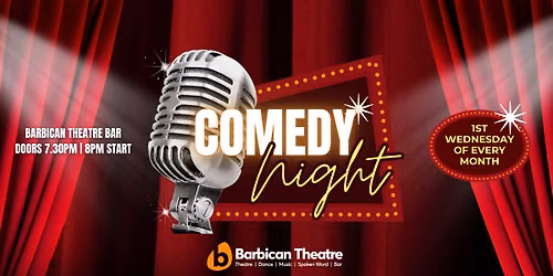 Comedy Night at The Bar, Barbican Theatre, Plymouth