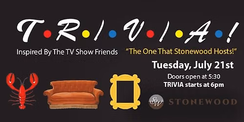 Friends Trivia Night at Stonewood