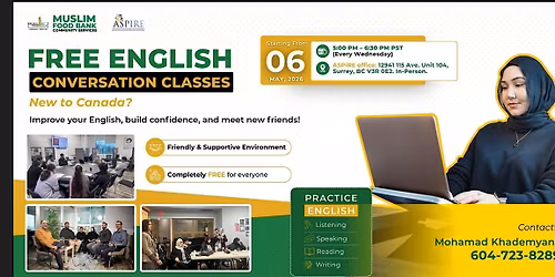FREE English Conversation Class for Newcomers