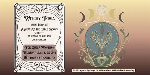 Witchy Trivia Night for Queer Women+