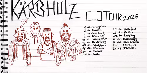 K\u00c4RBHOLZ [\u2026]-Tour 2026 - Hamburg, Inselpark Arena