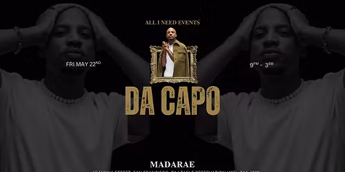 DA CAPO (Afro House) at MadaRae