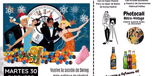 La Pre-Noche Vieja del Yasta. Martes 30 de Diciembre 2025. Organiza Blanco y Negro Studio.