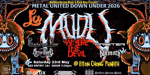 METAL UNITED DOWN UNDER - PENRITH 2026