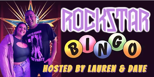 ROCKSTAR BINGO FRI 1\/2 7pm Kitchen opens 5pm
