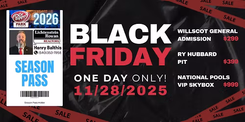 Black Friday ONE DAY Season Pass Sale 2026