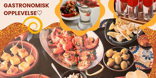 MATKURS\ud83d\udd05SPANSK AFTEN,klassisk spansk tapas~sm\u00e5retter for deling.En sosial & gastronomisk opplevelse\u2661