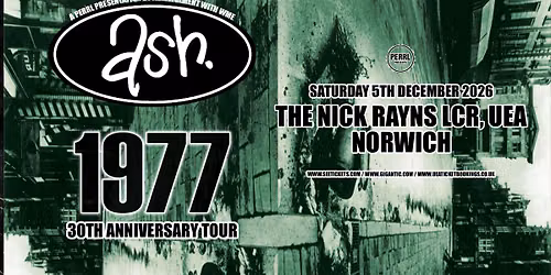Ash at The Nick Rayns LCR, UEA | Norwich