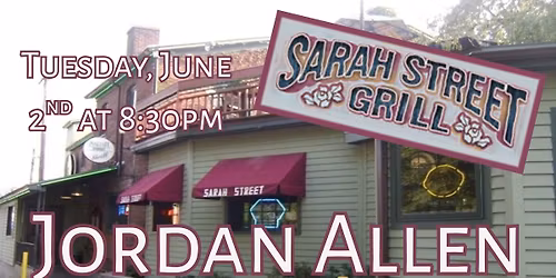 Jordan Allen at Sarah Street Grill