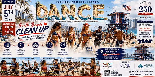 July 5th DANCE Beach Clean Up