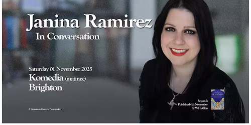 Janina Ramirez at Komedia, Brighton