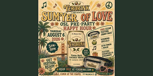 Yerdrink Festival Ready Happy Hour at Curio inside The Chapel