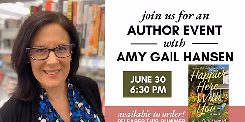 Author Event with Amy Gail Hansen