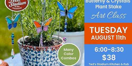 SOLD OUT Beginner Butterfly Stained Glass Workshop