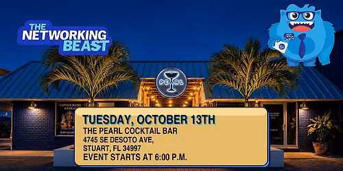 Networking Event & Business Card Exchange by The Networking Beast (STUART)