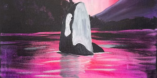 Orca Northern Lights Paint and Sip