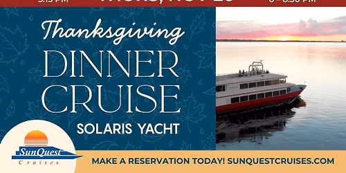 Thanksgiving Day Dinner Cruise