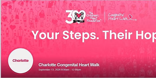 Charlotte Congenital Heart Walk 