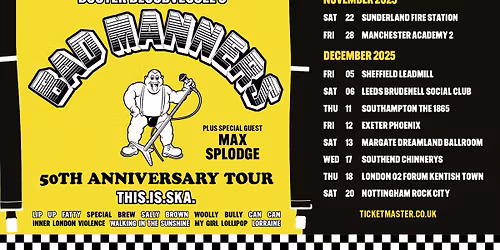 Bad Manners + Max Splodge LIVE at The 1865!