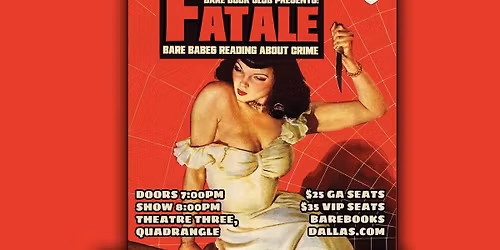 Bare Book Club presents: FATALE
