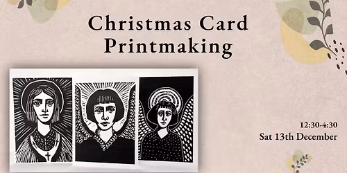 Christmas Card Printmaking