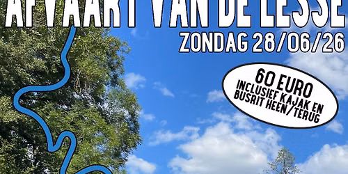 AFVAART VAN DE LESSE