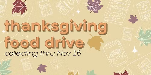 Thanksgiving Food Drive 