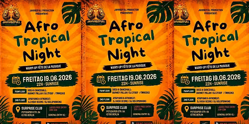 Afro Tropical Night - Warm Up F\u00eate de la Musique