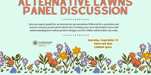 Alternative Lawns Panel Discussion