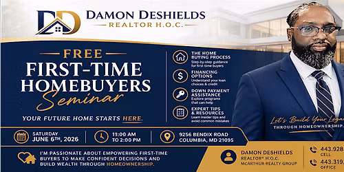 FREE FIRST-TIME HOMEBUYERS SEMINAR