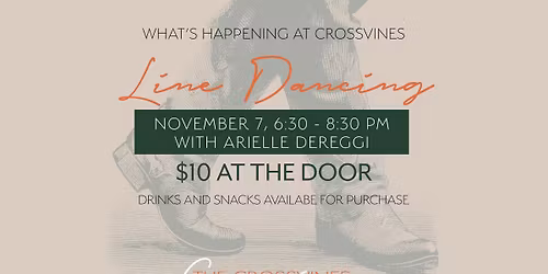 Line Dancing at The Crossvines