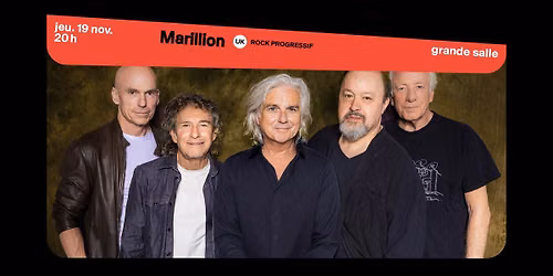 Marillion + Guest \u2219 L'A\u00e9ronef