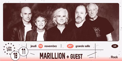 Marillion + Guest \u2219 L'A\u00e9ronef