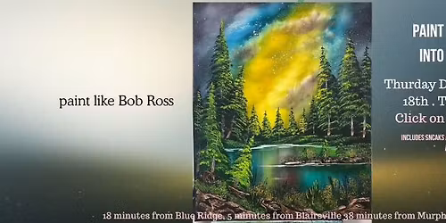 Paint like BOB ROSS into the galaxy 