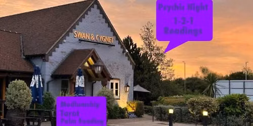 Psychic Nights One To One Readings At The Swan & Cygnet Wakefield 25\/06\/2026