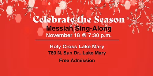Messiah Sing-Along