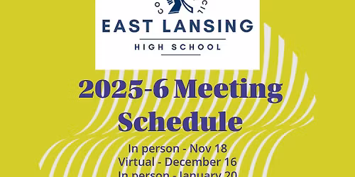 ELHS Community Council- In person meeting