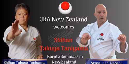 JKANZ Karate Gasshuku in AUCKLAND - Shihan Taniyama 