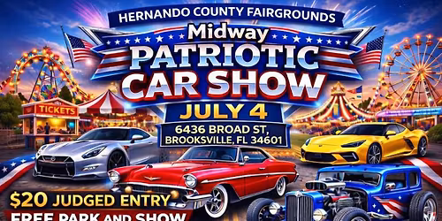 Hernando Fairgrounds Midway Car Show